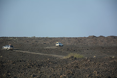 Ethiopia, on the Way through the Lava Fields of the Erta Ale Range