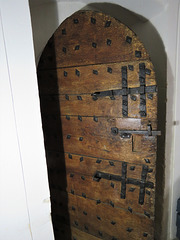 west lavington church, wilts c16 door to s.e. chapel