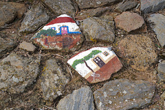 Évoramonte, Painted stones