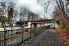 Dorstener Straße mit Brücke der Hamm-Osterfelder Bahn (Gelsenkirchen-Buer) / 24.12.2022