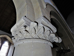 west lavington church, wilts c12 north arcade capital (1)