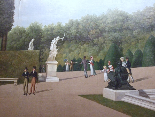 Detail of the Versailles Panorama in the Metropolitan Museum of Art, September 2010