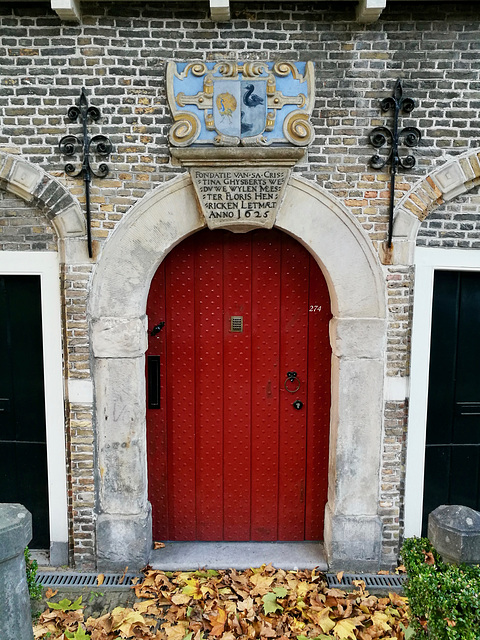 Gouda 2017 – Gate of the Christina Gijsberthofje or Hofje van Letmaet