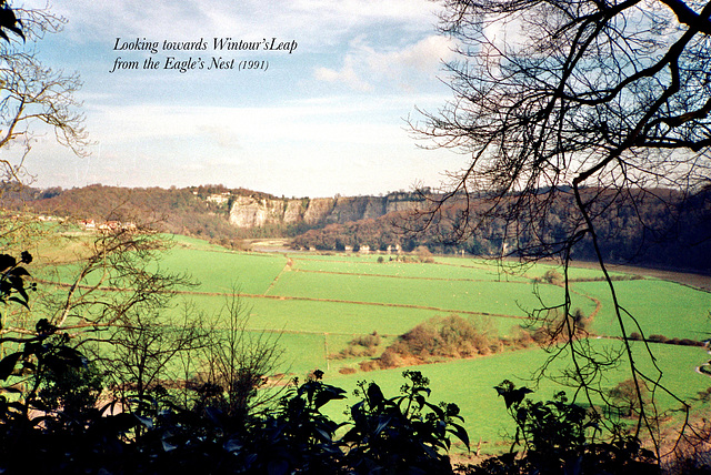 Wintour’s Leap seen from The Eagle’s Nest (Scan from 1991)