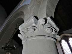 west lavington church, wilts c12 north arcade capital (2)