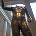 Detail of a Bronze Statue of a Nude Male in the Metropolitan Museum of Art, May 2011