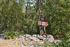 Nationalpark Paklenica - Die Wegkreuzung Škiljići - Jurline