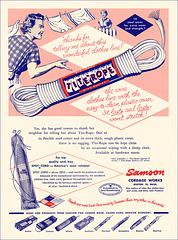 Tite-Rope Clothesline Ad, 1957