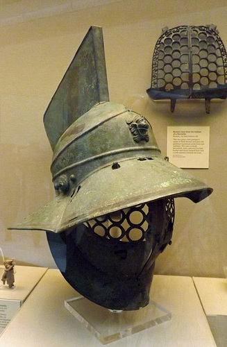 ipernity: Bronze Helmet of a Murmillo in the British Museum, May 2014 ...