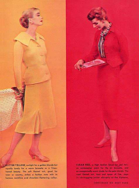 "You Can Wear Any Color," 1955