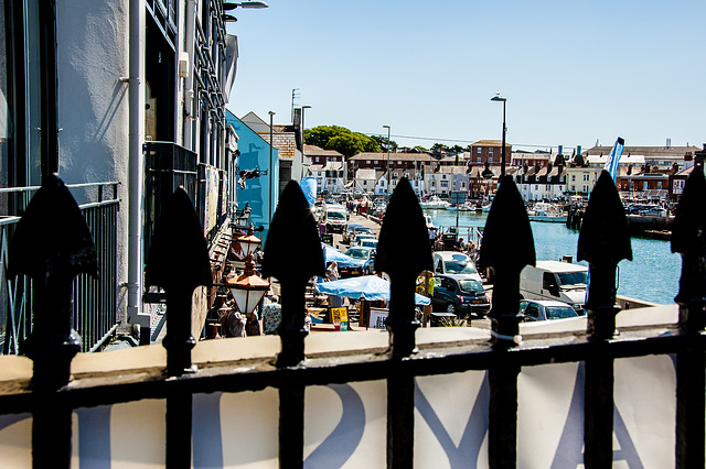 Railings, Weymouth Harbour, 2019