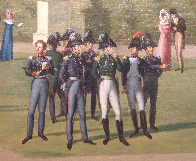 Detail of the Versailles Panorama in the Metropolitan Museum of Art, September 2010