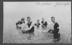 Phil's Grandpa Sadler with his wife & sisters-in-law - Llandudno - June 1920