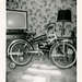 Bicycle with Training Wheels in the Living Room