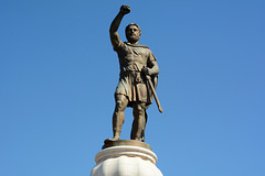 North Macedonia, Skopje, The Top of the Monument "Philip II of Macedonia"