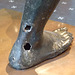 Detail of a Bronze Statue of a Nude Male in the Metropolitan Museum of Art, May 2011