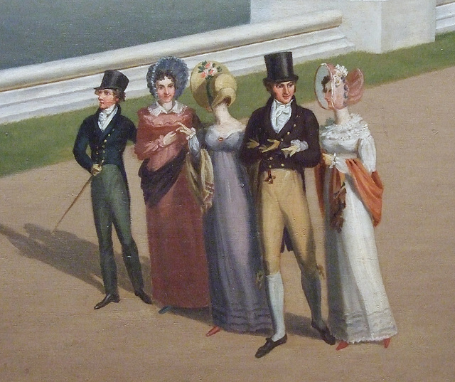 Detail of the Versailles Panorama in the Metropolitan Museum of Art, September 2010
