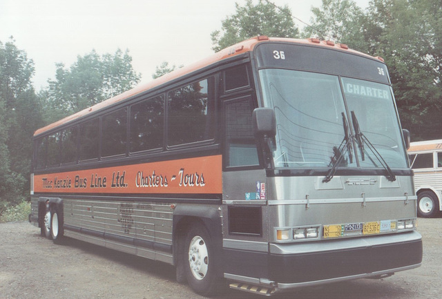 MacKenzie Bus Line 36  at Bridgewater - 10 Sep 1992 (176-24)