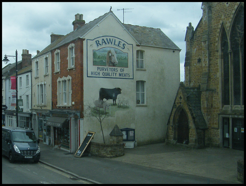 Rawles sign repainted