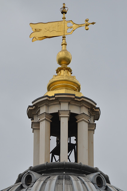 University of Greenwich (The Old Royal Naval College) - The Weather Vane of King William Court