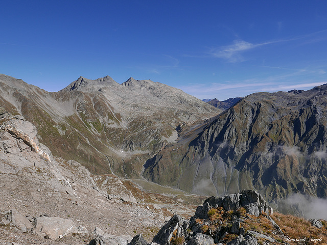 Blick auf den Greina Pass