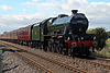 Stanier LMS class 6P Jubilee 45699 GALATEA running as 45562 ALBERTA with 1Z24 06.10 Carnforth - Scarborough The Scarborough Spa Express at Meads Lane crossing Seamer 3rd September 2020. (Steam from YorK)