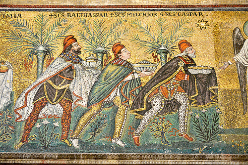 Ravenna 2017 – Basilica di Sant’Apolinare Nuovo – Balthasar, Melchior and Gaspar