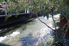 the Chattahoochee River flowing through the middle of Helen, Georgia    Nov 2019