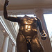 Detail of a Bronze Statue of a Nude Male in the Metropolitan Museum of Art, May 2011