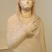 Bust Statue of a Woman from Thera in the National Archaeological Museum of Athens, May 2014