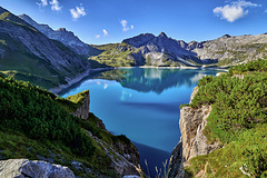 Lünersee im Rätikon Höhe 1970m