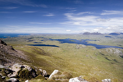 Lewisian foreland from Stac Pollaidh