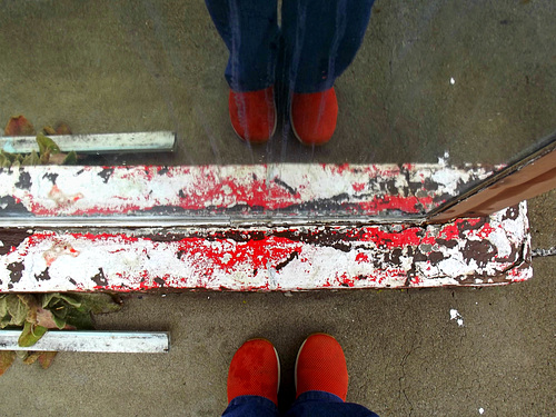 Red shoes