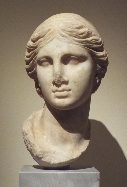 Marble Female Portrait Head from Smyrna in the Metropolitan Museum of Art, July 2016
