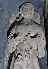 west lavington church, wilts c15 tomb effigy