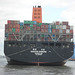 Heckansicht der HANJIN EUROPE