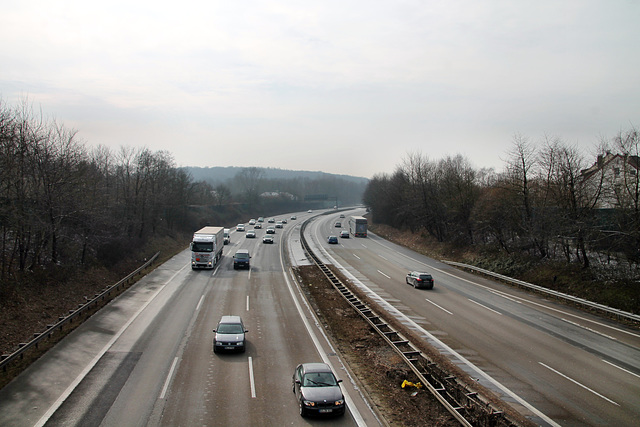 A1 bei Hagen-Vorhalle / 3.03.2018