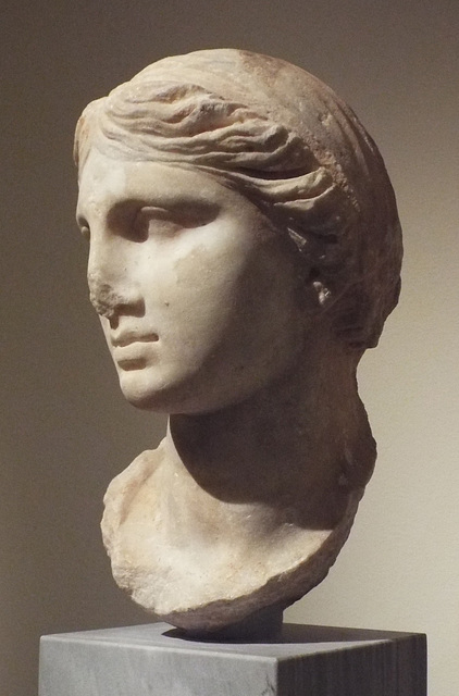 Marble Female Portrait Head from Smyrna in the Metropolitan Museum of Art, July 2016