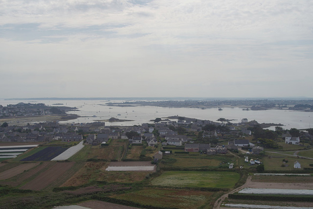 La grève vue du phare!