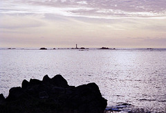 Les Hanois Lighthouse, Guernsey (Scan from 1996)