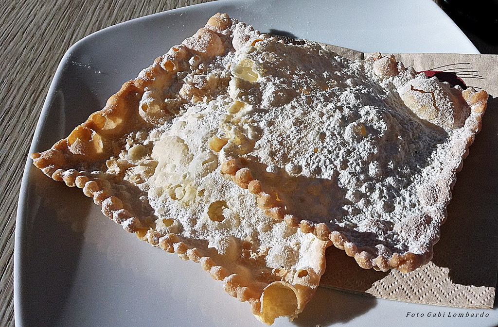 Crostoli - a typical  carnival sweet