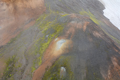 Iceland, Kerlingarfjöll, The Rock Covered by Sulfur and Lichens