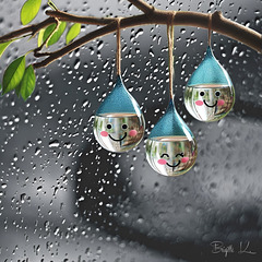 funny raindrops