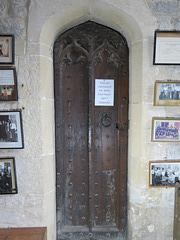urchfont church, wilts c15 tower door