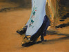 Detail of Nana by Manet in the Metropolitan Museum of Art, December 2023