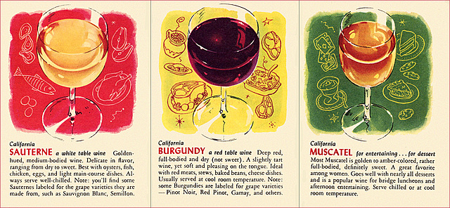 "California Wine Selector" (2), c1960