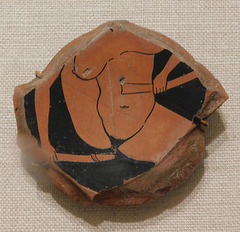 Kylix Fragment with a Woman with 2 Dildos in the Metropolitan Museum of Art, October 2023
