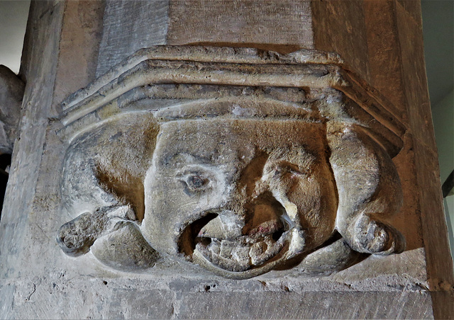 middleton stoney church, oxon  c14 corbel