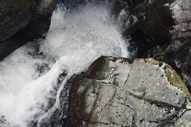 Aira Force waterfall from top bridge