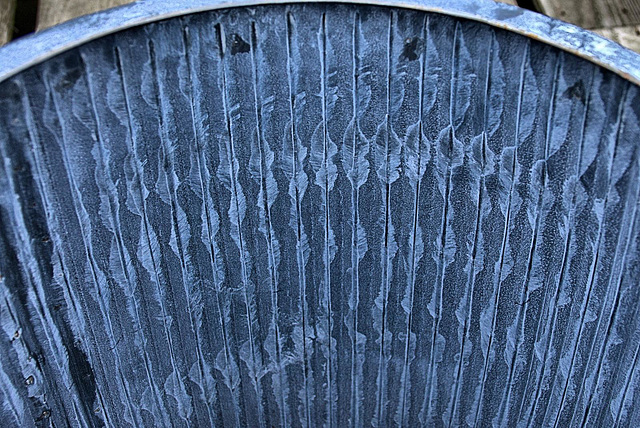 Galvanised Planters At The Garden Centre